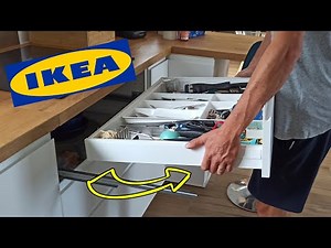 IKEA METOD MAXIMERA How to remove Ikea drawer - montage tiroir démontage