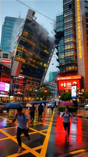 Multistory Building Collapses in Seconds! | Shocking Footage #shorts