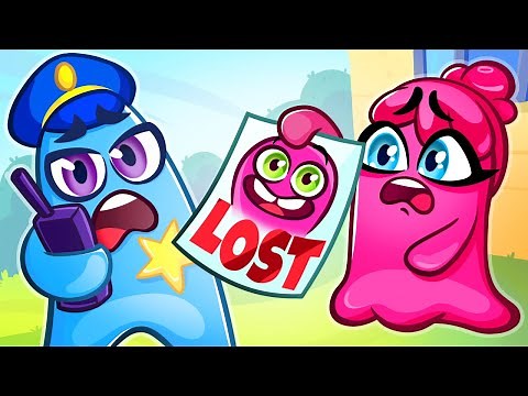 Baby Slime Got Lost! | What To Do | Safety Tips Song For Kids by Slick Slime Sam 💫💜
