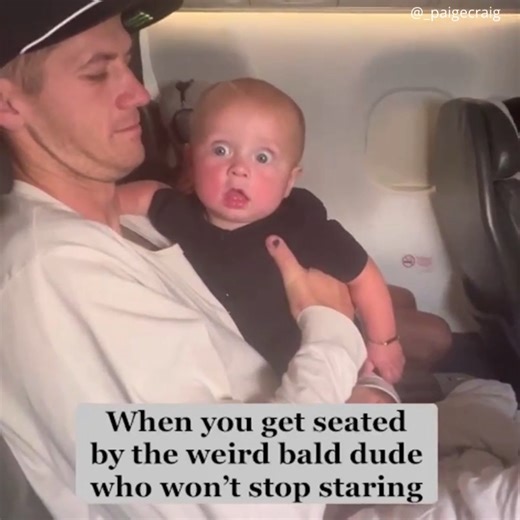 This "weird bald dude" was staring on a plane – but it's not what you expect. | The Uplift