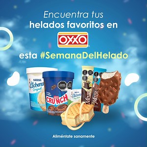 Celebra la #SemanaDelHelado en OXXO con paletas, sándwiches de helado o hasta con litros y litros de helado. ¡Tenemos el cupón perfecto para ti! 😎🍨🍨👉https://bit.ly/2PLApyd | OXXO