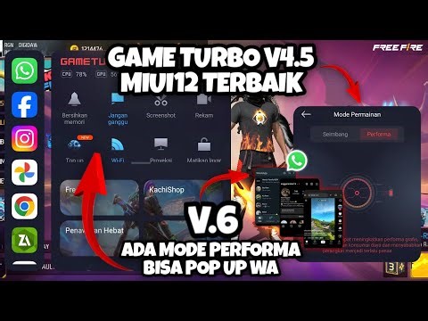 GAME TURBO V4.5 MIUI 12 TERBAIK UNTUK MODE GAMING