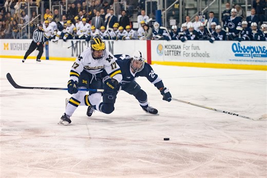 Michigan’s Big Ten Tourney first-round opponent set, but home ice hinges on final week