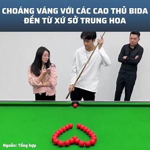 Choáng váng với các cao thủ bida đến từ xứ sở Trung Hoa Nguồn: Tổng hợp #sandaucatu #bida #snooker | Sàn Đấu Ca Từ