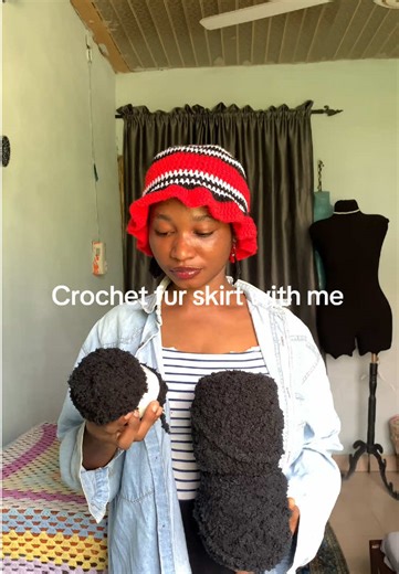 Stylish Crochet Fur Skirt in Multiple Colors