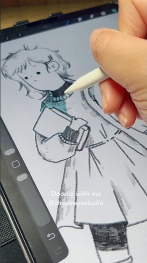 My doodle process using procreate #digitalpainting #procreate #quickdrawing #drawingprocess