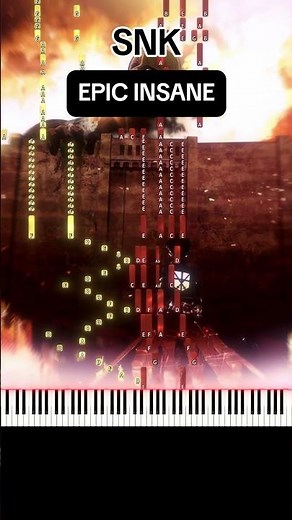 This Attack on Titan Theme is INSANE on Piano! ⚔️🔥 #shorts #shingekinokyojin