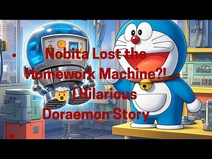 Nobita Lost the Homework Machine?! | Hilarious Doraemon Story| doreamon