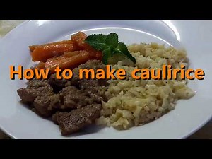 Cauliflower Rice Banting Recipes By Kelly Brown - Banting Meal Plan