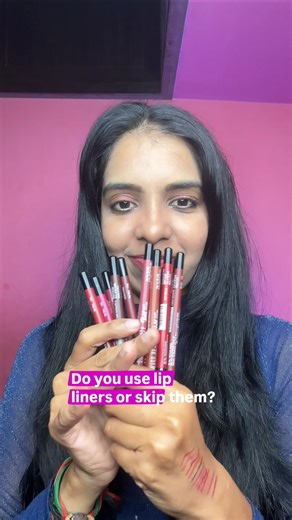 Swiss Beauty Lip Liner Review 💄 Affordable + Long Lasting? #shorts