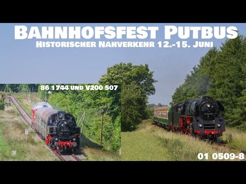 Bahnhofsfest in Putbus(Rügen)+Historischer Nahverkehr || Eisenbahntv.deutschland