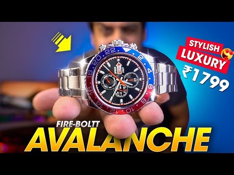 Most Stylish *LUXURY SMARTWATCH* Under ₹2000 Rs ⚡️ Fire-Boltt AVALANCHE Smartwatch Review!