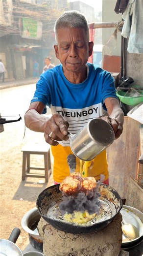 Most Aggressive Egg Toast Making in India! #shorts