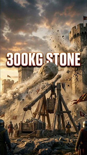 Trebuchet: The Medieval Super Weapon That Destroyed Castles #trebuchet #medievalweapons #siegeweapon