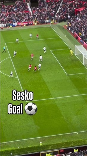 Benjamin Sesko Goal vs Aston Villa (Man United vs Aston Villa 3-1)