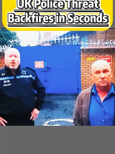 UK Police Threat Backfires: An Auditor's Encounter