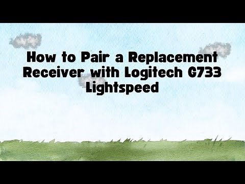 How to Pair a Replacement Receiver with Logitech G733 Lightspeed