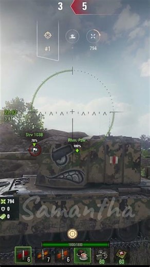 Light Tank Stops FV4005! Impossible! #worldoftanks #wot #gaming