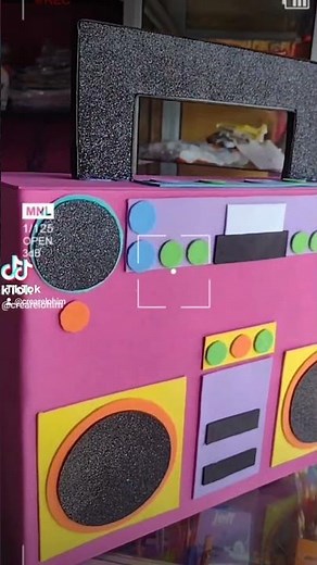 Medio de comunicación. Radio 📻📻 en cartón y foami