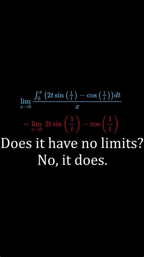 Is this actually has limit? Tricky calculus problem
