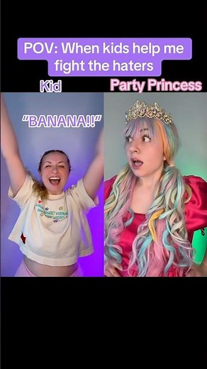 (respect power banana) POV: When kids help me fight the haters #minions #shorts #funny