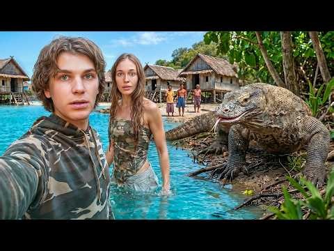 5 Days KOMODO ISLAND Survival | Living with Komodo Dragons