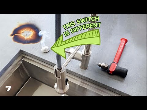 How to INSTALL GARBAGE DISPOSAL AIR SWITCH 😁