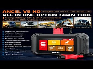 ANCEL V5 HD: The ULTIMATE Heavy Duty Truck Scanner ? You Decide !
