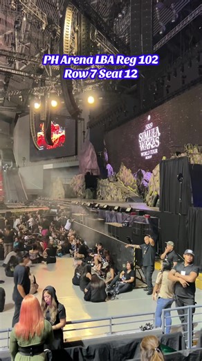Philippine Arena Seat Reference Lowerbox A 102 Row 7 Seat 12 SB19 Concert Highlights 💙🥹 #sawworldtourkickoff