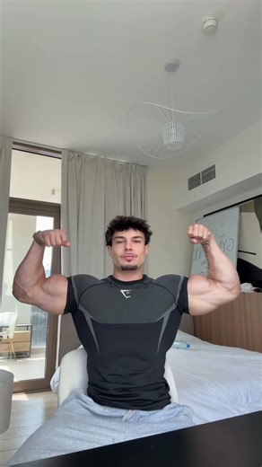 Big Arms Only, Heavy Lifts = Massive Pump -mikeralg #aesthetic #fitness