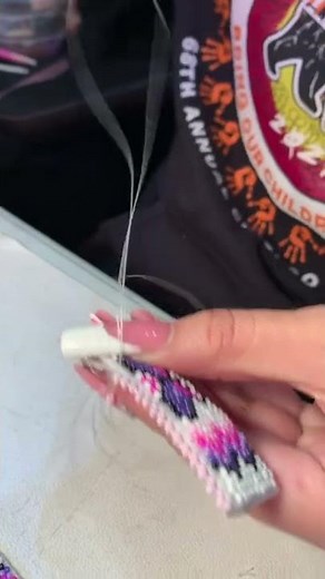 Native American Beading (edging) follow me on Instagram @chachabeads_