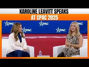 LIVE: Prez Trump's Press Secretary Karoline Leavitt Speaks at CPAC 2025 | News9