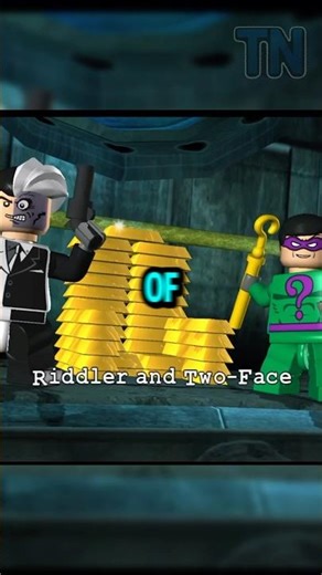 The Riddler and Two-Face Final Boss Fight in LEGO Batman