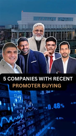 5 Companies with recent promoter buying