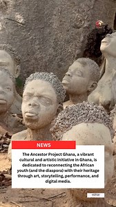 The Ancestor Project Ghana is a cultural and artistic initiative founded by sculptor Kwame Akoto‑Bamfo. It focuses on reconnecting African youth and the diaspora with their heritage through art, storytelling, performance, and digital media. These sculptures represent the lives of African slaves lost at sea, those who died during their initial capture, and those who were left behind because they were considered “defective” due to injuries or disabilities. It serves as a reminder of the many lives