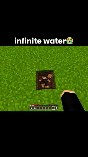 INFINITE WATER 😭💀 | Minecraft | #trending #minecraftshorts #fyp | PargonaxxCraft Page
