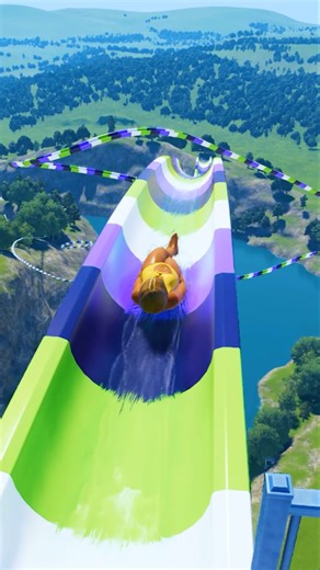 This Water Slide is Completely Uncontrollable 😴🤯 | Planet Coaster 2