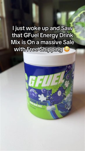 Exclusive Sale on GFuel Energy Drink Mix Today!