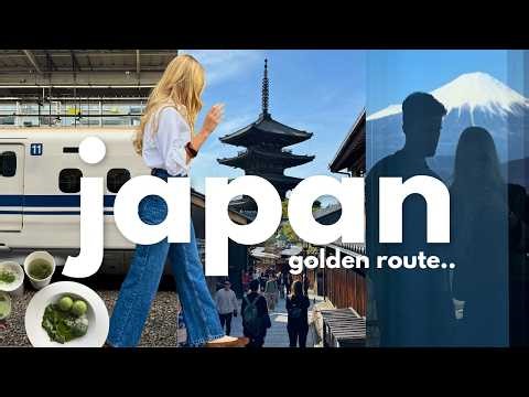 Japan by Bullet Train 🇯🇵🚅✨ Taking the Iconic Golden Route from Tokyo to Osaka.. (Fuji, Kyoto & MORE)