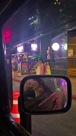 Saturday night cruising the strip in Cabo San Lucas Mexico