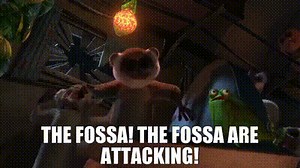 The fossa! The fossa are attacking!