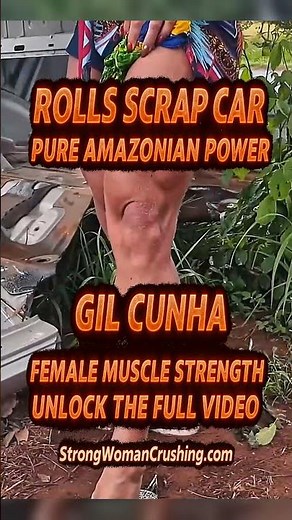 Gil Cunha lifts entire car frame with pure muscle