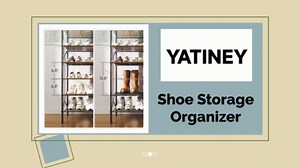 5-Tier Shoe Rack, Shoe Storage for Entryway and Closet, Free Standing Shoe Organizer with Metal Mesh Shelves, 16-20 Pairs of Shoes, Rustic Brown and Black SS05BR