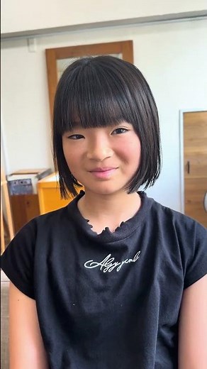 誰かの力になりたくて。初めてのヘアドネーション＆きりっぱなしボブ」#ばっさりカット #美容室 #髪の毛寄付 #ボブ #ショート #ヘアドネーション #ワイドバング