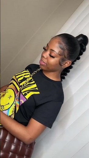 Butterfly Braids✨Easy 3D Bubble High Ponytails | Flawless Braided On Short Natural Hair Ft.#ULAHAIR