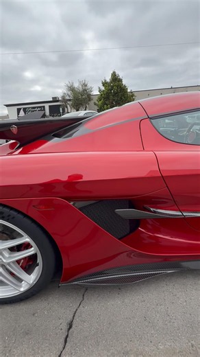 Stunning Red Koenigsegg Jesko Attack 🚀 1,600 HP Hypercar in Action! #supercar #luxurycars #hypercar