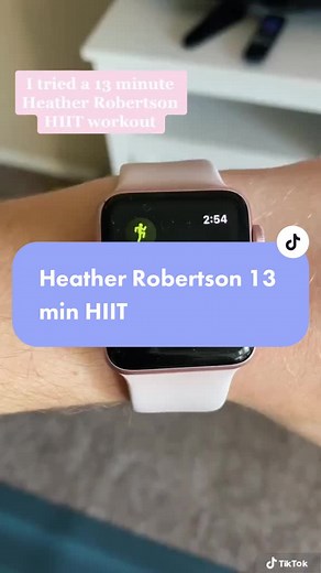 Effective 13 Minute HIIT Workout by Heather Robertson