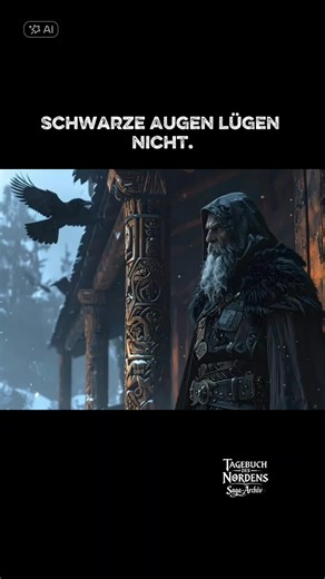 Zwei schwarze Raben über den Hallen des Nordens. Odin, Hugin, Munin, Asgard, nordische Mythologie. ᛫᛫᛫ Diese Darstellung greift Überlieferungen aus der nordischen Mythologie um Odin sowie seine Raben Hugin und Munin auf und überträgt ihren Sinn in eine freie, düstere Erzählform. ᛫᛫᛫ Hörbücher, Link in Bio ᛫᛫᛫ #tagebuchdesnordens #nordischemythologie #odin #raben #asgard ᛫᛫᛫ Odin, Hugin, Munin, Raben, Asgard, Mythologie, Norden, Wikinger, Ehre, Schuld, Wahrheit, Eid, Halle, Schatten, Wissen, Geda