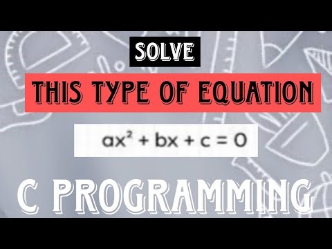 solve quadratic equation using c program | #clanguage #cprogramming