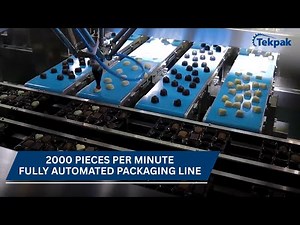 Fully Automated Packaging Line for Luxury Chocolates, Confections & Biscuits | Tekpak Automation